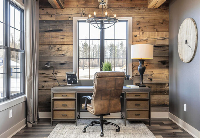 Cómo crear tu oficina en casa en una casa de madera prefabricada: ideas y mobiliario imprescindible